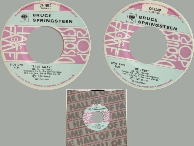 Bruce Springsteen - FADE AWAY / BE TRUE (HF)